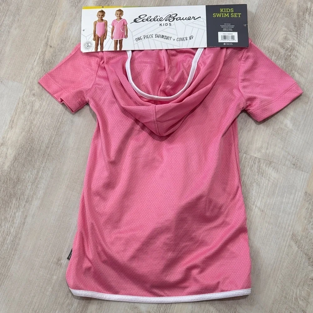 Eddie Bauer Kids Pink and Purple Swim Set